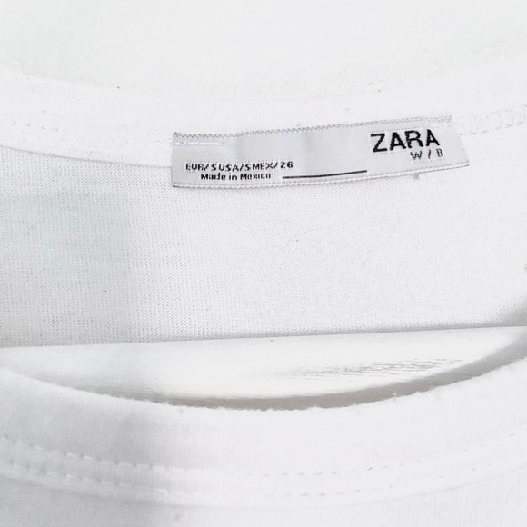 Zara 'Winter Garden' Graphic Flower T-Shirt - Picture 4 of 4